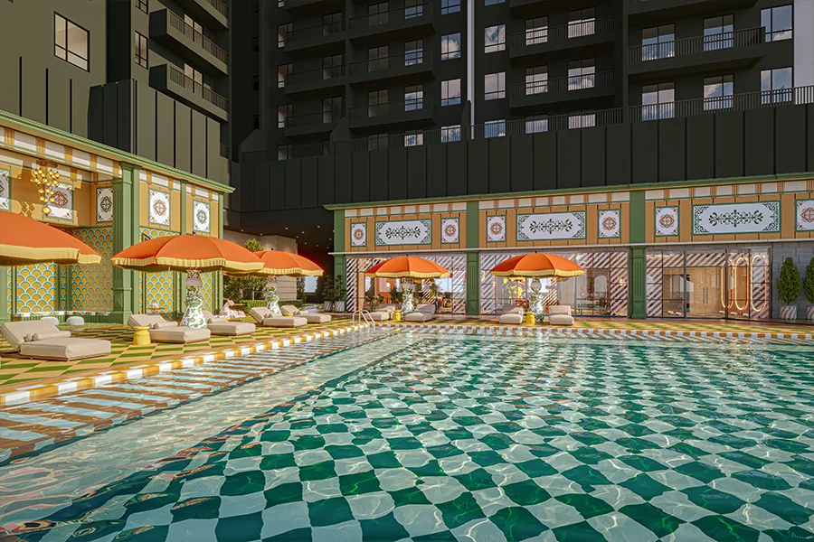 The Milano — Capri Club Pool