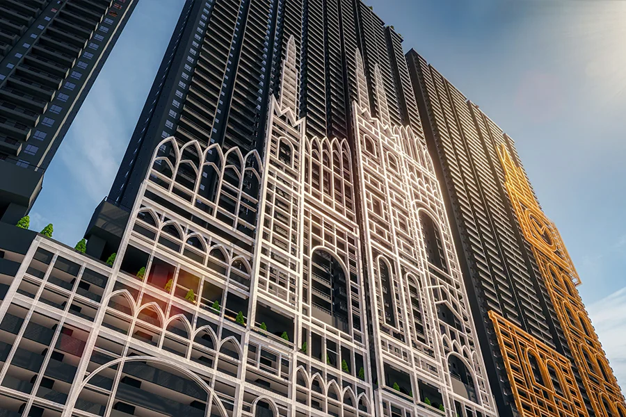 The Milano — The Milano facade